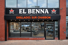 Devanture El Benna, grillades sur charbon, Côte-des-Neiges